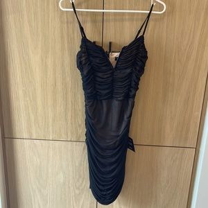 Lulu’s Black Bodycon Mini Dress, Size Small
